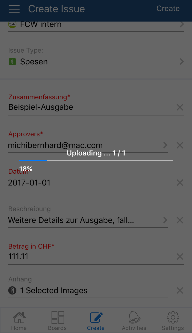 FCW Wissensdatenbank > Eingabe von Spesen im smartclub > image2017-8-25_18-5-29.png