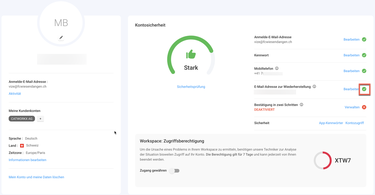 FCW Wissensdatenbank > Profil und Passwörter verwalten @fcwiesendangen.ch Accounts > image2021-8-4_13-19-49.png